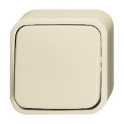 2CKA001042A0621 Переключатель 1-клавишный, для открытого монтажа, серия Busch-Duro 2000 AP, цвет слоновая кость