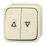 2CKA001042A0688 Выключатель жалюзи, с фиксацией, для открытого монтажа, серия Busch-Duro 2000 AP, цвет слоновая кость