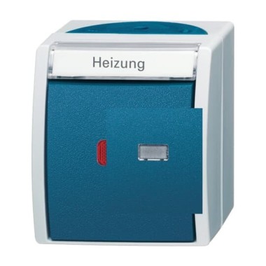 2CKA001085A1609 Переключатель 1-клавишный, контрольный, с красной линзой, с маркировкой Heizung-Notschalter, IP44, для открытого монтажа, серия ocean, цвет серый/сине-зелёный 2CKA001085A1609 Переключатель 1-клавишный, контрольный, с красной линзой, с маркировкой Heizung-Notschalter, IP44, для открытого монтажа, серия ocean, цвет серый/сине-зелёный