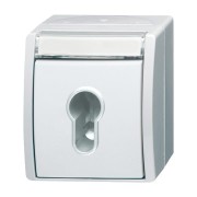 2CKA001101A0925 Выключатель жалюзи с ключом (для замка) 1-полюсный, IP44, серия ocean, цвет альпийский белый