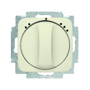 2CKA001164A0136 Механизм переключателя 1-полюсного на 2 положения, с центральной платой, серия Busch-Duro 2000 SI, цвет слоновая кость