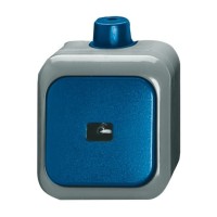 2CKA001483A0171 Кнопка 1-клавишная, 1-полюсная, с нормально-открытым контактом, с N-клеммой, IP66, для открытого монтажа, для работы в агрессивных средах, серия Busch-Duro 2000 WDI