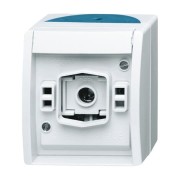 2CKA001582A0305 Корпус светового сигнала для ламп с цоколем Е-10, для открытой установки, IP44, серия ocean, цвет серый/сине-зелёный