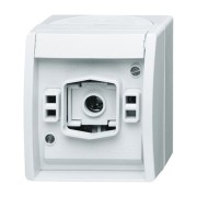 2CKA001582A0328 Корпус светового сигнала для ламп с цоколем Е-10, для открытой установки, IP44, серия ocean, цвет альпийский белый