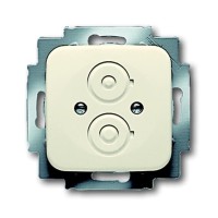 2CKA001710A0698 Накладка с суппортом для разъемов BNC и TNC, Busch-Duro 2000 SI, цвет слоновая кость