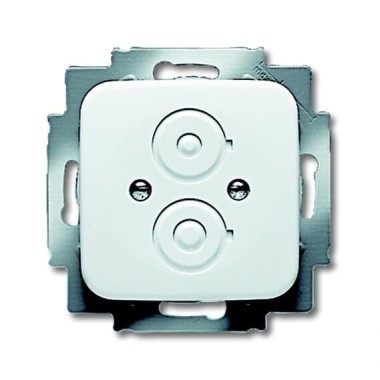 2CKA001724A1119 Плата центральная (накладка) с суппортом для разъёмов с резьбовым креплением М16х0.75, серия Reflex SI, цвет альпийский белый