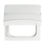 2CKA001710A1878 Плата промежуточная с крышкой для центральных плат серий Busch-Duro 2000 SI и Reflex SI, с полем для надписи, IP44, серия Allwetter 44, цвет альпийский белый