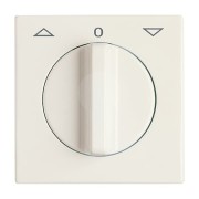 2CKA001710A2223 Плата центральная (накладка) с поворотной ручкой, с маркировкой для механизма выключателя жалюзи 2712/2713 U и 2722/2723 U, IP44, серия Allwetter 44, цвет слоновая кость