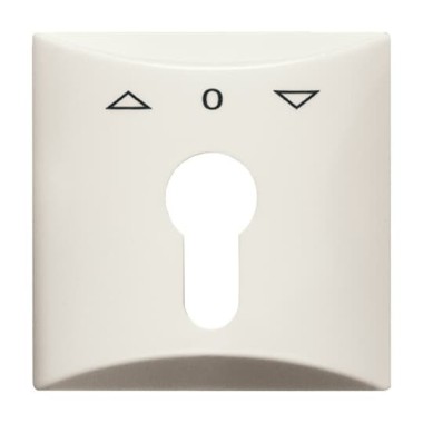 2CKA001710A2231 Плата центральная (накладка) с поворотной ручкой, с маркировкой для механизма выключателя жалюзи с зам. 2712/2713 U и 2722/2723 U, IP44, серия Allwetter 44, цвет слоновая кость