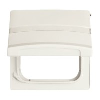 2CKA001710A2280 Плата промежуточная с крышкой для центральных плат серий Busch-Duro 2000 SI и Reflex SI, с полем для надписи, IP44, серия Allwetter 44, цвет слоновая кость