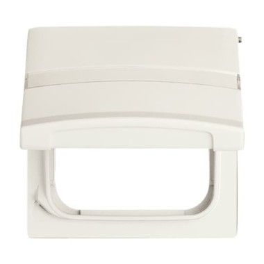 2CKA001710A2280 Плата промежуточная с крышкой для центральных плат серий Busch-Duro 2000 SI и Reflex SI, с полем для надписи, IP44, серия Allwetter 44, цвет слоновая кость