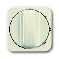 2CKA001710A3108 Плата центральная (накладка) с поворотной ручкой для переключателя на 3 положения 2710 U, серия Busch-Duro 2000 SI, цвет слоновая кость