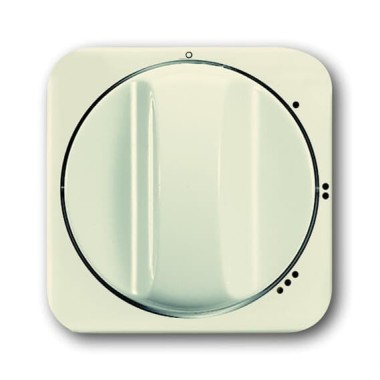 2CKA001710A3108 Плата центральная (накладка) с поворотной ручкой для переключателя на 3 положения 2710 U, серия Busch-Duro 2000 SI, цвет слоновая кость