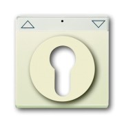 2CKA001710A3157 Плата центральная (накладка) для механизма выключателя жалюзи с зам. 2712/2713 USL-101, 2722/2723 USL-101 и 2733 USL-101, с полем дл надписи, серия Future/Axcent/Carat/Династия, цвет слоновая кость