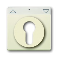 2CKA001710A3157 Плата центральная (накладка) для механизма выключателя жалюзи с зам. 2712/2713 USL-101, 2722/2723 USL-101 и 2733 USL-101, с полем дл надписи, серия Future/Axcent/Carat/Династия, цвет слоновая кость