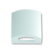 2CKA001710A3167 Плата центральная (промежуточное кольцо) с откидной крышкой для 50x50 мм телекоммуникационных вставок/механизмов AMP, Brand-Rex, Rutenbeck, BTR, Telegartner, серия Future/Axcent/Carat/Династия цвет альпийский белый