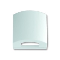 2CKA001710A3167 Плата центральная (промежуточное кольцо) с откидной крышкой для 50x50 мм телекоммуникационных вставок/механизмов AMP, Brand-Rex, Rutenbeck, BTR, Telegartner, серия Future/Axcent/Carat/Династия цвет альпийский белый