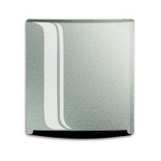 2CKA001710A3418 Корпус triton с рамкой и сдвижной крышкой для установки силовых и коммуникационных розеток стандарта SI, цвет шампань-металлик (impuls)