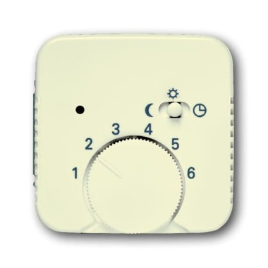 2CKA001710A3555 Плата центральная (накладка) для механизма терморегулятора  1095 U/UF, 1096 U Busch-Duro 2000 SI слоновая кость