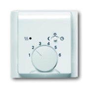 2CKA001710A3577 Плата центральная (накладка) для механизма терморегулятора  1095 U, 1096 U, серия impuls, цвет альпийский белый