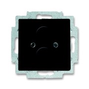 2CKA001710A3617 Плата центральная с суппортом для разъёмов BNC и TNC, серия Future/Axcent/Carat/Династия, цвет антрацит