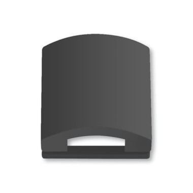 2CKA001710A3618 Плата центральная (промежуточное кольцо) с откидной крышкой для 50x50 мм телекоммуникационных вставок/механизмов AMP, Brand-Rex, Rutenbeck, BTR, Telegartner, серия Future/Axcent/Carat/Династия цвет антрацит