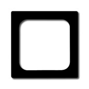 2CKA001710A3628 Плата центральная (промежуточное кольцо) для 50x50 мм телекоммуникационных вставок/механизмов AMP, Brand-Rex, Rutenbeck, BTR, Telegartner, серия антрацитFuture/Axcent/Carat/Династия, цвет антрацит