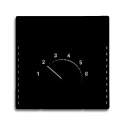 2CKA001710A3629 Плата центральная (накладка) для механизма терморегулятора 1094 U, 1097 U, серия Future/Axcent/Carat/Династия, цвет антрацит