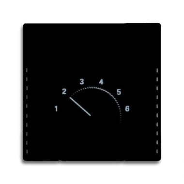 2CKA001710A3629 Плата центральная (накладка) для механизма терморегулятора 1094 U, 1097 U, серия Future/Axcent/Carat/Династия, цвет антрацит