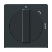 2CKA001710A3649 Плата центральная (накладка) с поворотной ручкой для переключателя на 3 положения 2710/1 U, серия Future/Axcent/Carat/Династия, цвет антрацит