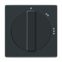 2CKA001710A3649 Плата центральная (накладка) с поворотной ручкой для переключателя на 3 положения 2710/1 U, серия Future/Axcent/Carat/Династия, цвет антрацит