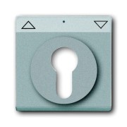 2CKA001710A3662 Плата центральная (накладка) для механизма выключателя жалюзи с зам. 2712/2713 USL-101, 2722/2723 USL-101 и 2733 USL-101, с полем дл надписи, серия Future/Axcent/Carat/Династия, цвет серебристый алюминий