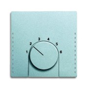 2CKA001710A3668 Плата центральная (накладка) для механизма терморегулятора 1094 U, 1097 U, серия Future/Axcent/Carat/Династия, цвет себеребристый алюминий