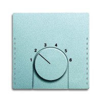 2CKA001710A3668 Плата центральная (накладка) для механизма терморегулятора 1094 U, 1097 U, серия Future/Axcent/Carat/Династия, цвет себеребристый алюминий