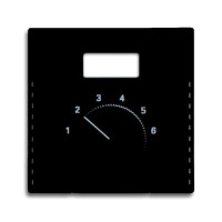 2CKA001710A3695 Плата центральная (накладка) для механизма терморегулятора 1094 UTA, 1097 UTA, серия Future/Axcent/Carat/Династия, цвет антрацит