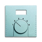 2CKA001710A3697 Плата центральная (накладка) для механизма терморегулятора 1094 UTA, 1097 UTA, серия Future/Axcent/Carat/Династия, цвет серебристый алюминий