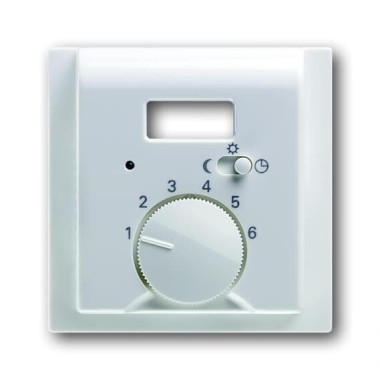 2CKA001710A3733 Плата центральная (накладка) для механизма терморегулятора  1095 UTA, 1096 UTA, серия impuls, цвет альпийский белый