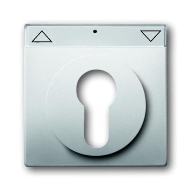 2CKA001710A3749 Плата центральная (накладка) для механизма выключателя жалюзи с зам. 2712/2713 USL-101, 2722/2723 USL-101 и 2733 USL-101, с полем дл надписи, серия pure/сталь