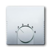 2CKA001710A3755 Плата центральная (накладка) для механизма терморегулятора (термостата) 1094 U, 1097 U, серия pure/сталь