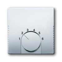 2CKA001710A3755 Плата центральная (накладка) для механизма терморегулятора (термостата) 1094 U, 1097 U, серия pure/сталь