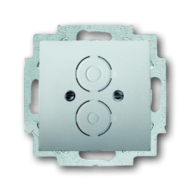 2CKA001710A3770 Плата центральная с суппортом для разъёмов BNC и TNC, серия pure/сталь