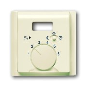 2CKA001710A3776 Плата центральная (накладка) для механизма терморегулятора 1095 UTA, 1096 UTA, серия impuls, цвет слоновая кость