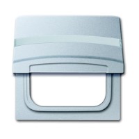 2CKA001710A3787 Плата промежуточная с крышкой для центральных плат серий Busch-Duro 2000 SI и Reflex SI, с полем для надписи, IP44, серия Allwetter 44, цвет серебристо-алюминиевый