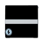 2CKA001710A3790 Плата промежуточная с крышкой для центральных плат серий Busch-Duro 2000 SI и Reflex SI, с типовым зам., с полем для надписи, IP44, серия Allwetter 44, цвет коричневый