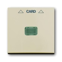 2CKA001710A3865 Плата центральная (накладка) для механизма карточного выключателя 2025 U, серия Basic 55, цвет слоновая кость