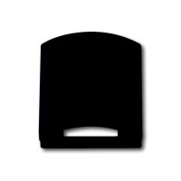 2CKA001710A3898 Плата центральная (промежуточное кольцо) с откидной крышкой для 50x50 мм телекоммуникационных вставок/механизмов AMP, Brand-Rex, Rutenbeck, BTR, Telegartner, серия Future/Axcent/Carat/Династия цвет черный бархат