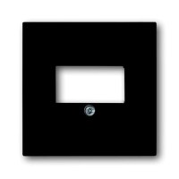 2CKA001710A3903 Плата центральная (накладка) для механизмов USB/VGA/HDMI/RCA, серия Future/Axcent/Carat/Династия, цвет белый бархат