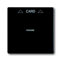 2CKA001710A3905 Плата центральная (накладка) для механизма карточного выключателя 2025 U, серия Future/Axcent/Carat/Династия, цвет черный бархат