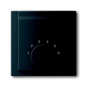 2CKA001710A3917 Плата центральная (накладка) для механизма терморегулятора (термостата) 1094 U, 1097 U, серия impuls, цвет чёрный бархат