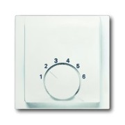 2CKA001710A3922 Плата центральная (накладка) для механизма терморегулятора (термостата) 1094 U, 1097 U, серия impuls, цвет белый бархат